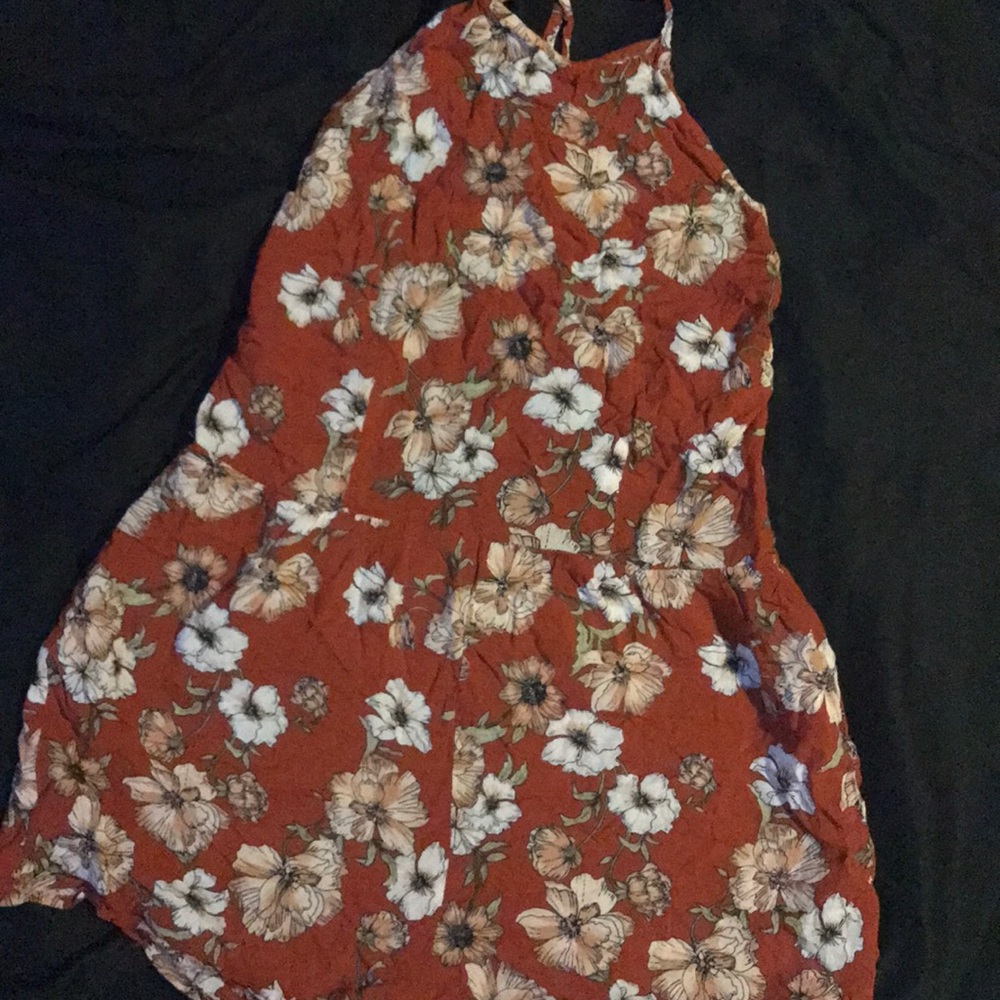 Halter Floral Romper